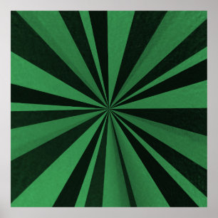Farbexplosion - Grün Poster