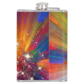 Farbexplosion Hip Flask Flachmann (Rückseite)