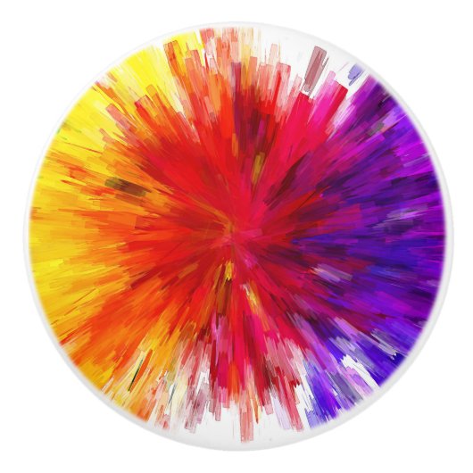 Farbexplosion Keramikknauf (Vorderseite)