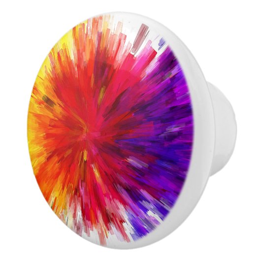 Farbexplosion Keramikknauf (Rechts)