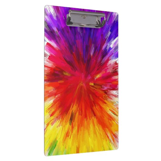 Farbexplosion Klemmbrett (Rechts)