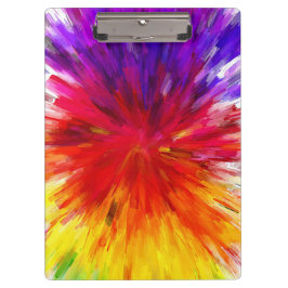 Farbexplosion Klemmbrett