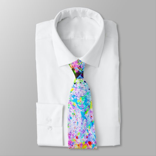 Farbexplosion Krawatte (Gebunden)