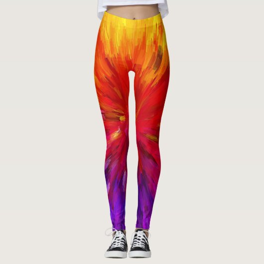 Farbexplosion Leggings (Vorderseite)