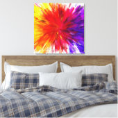 Farbexplosion Leinwanddruck (Insitu (Schlafzimmer))