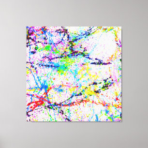 Farbexplosion Leinwanddruck