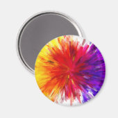 Farbexplosion Magnet (Vorderseite/Rückseite)