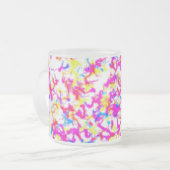 Farbexplosion Mattglastasse (Vorderseite Links)