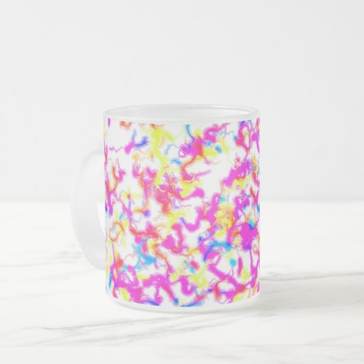 Farbexplosion Mattglastasse (Vorderseite Links)