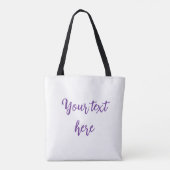 Farbexplosion Meeresschildkröte Tasche (Rückseite)