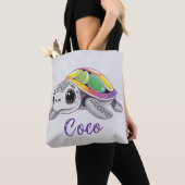 Farbexplosion Meeresschildkröte Tasche (Von Nahem)