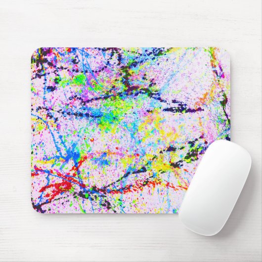 Farbexplosion Mousepad (Mit Mouse)