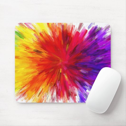 Farbexplosion Mousepad (Mit Mouse)