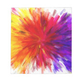 Farbexplosion Notizblock (Vorderseite)