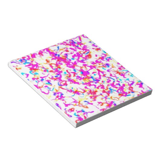 Farbexplosion Notizblock (angewinkelt)