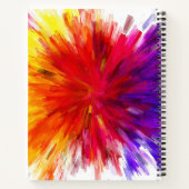 Farbexplosion Notizblock (Rückseite)