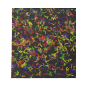 Farbexplosion Notizblock