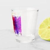 Farbexplosion Schnapsglas (Rechts)