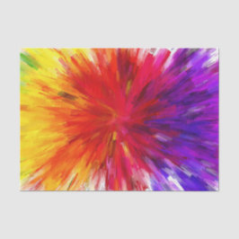 Farbexplosion Seidenpapier