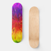 Farbexplosion Skateboard (Vorderseite)