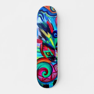 Farbexplosion Skateboard