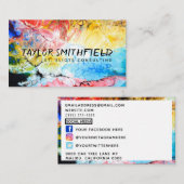 Farbexplosion Visitenkarte (Vorne/Hinten)