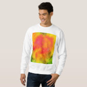 Farbexplosion Wasserfarbe Spritzer Sweatshirt (Vorne ganz)