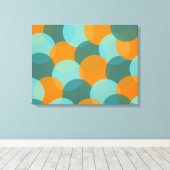 Farbexplosion Wrapped Canvas (Palette 3) Leinwanddruck (Insitu (Holzboden))