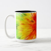 Farbexplosion Zweifarbige Tasse (Links)