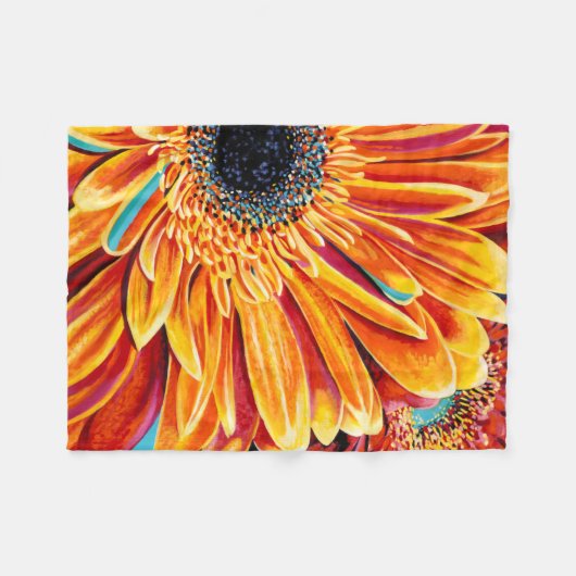 Farbexplosionen II Fleecedecke (Vorderseite (Horizontal))