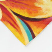 Farbexplosionen II Fleecedecke (Ecke)