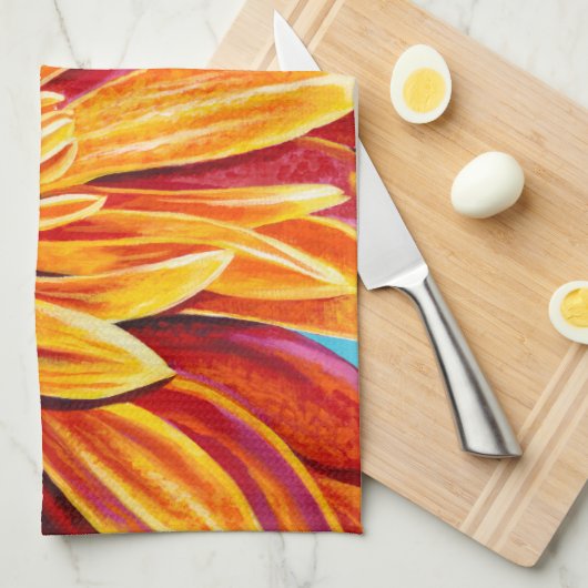 Farbexplosionen II Handtuch (Viertel Falte)