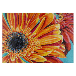 Farbexplosionen II Schneidebrett