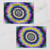 Farbexplosionskarte Visitenkarte (Vorne/Hinten)