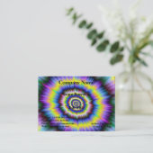 Farbexplosionskarte Visitenkarte (Stehend Vorderseite)