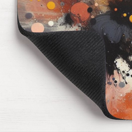 Farbexplosionsmessmaus Mousepad (Ecke)