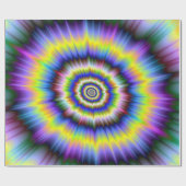 Farbexplosionspapier Geschenkpapier (Flach)