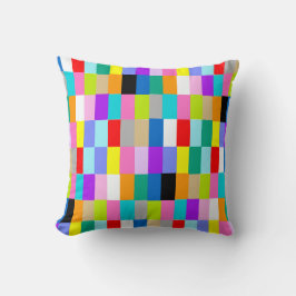 FARBFÄHIGE TILES CUSHION KISSEN