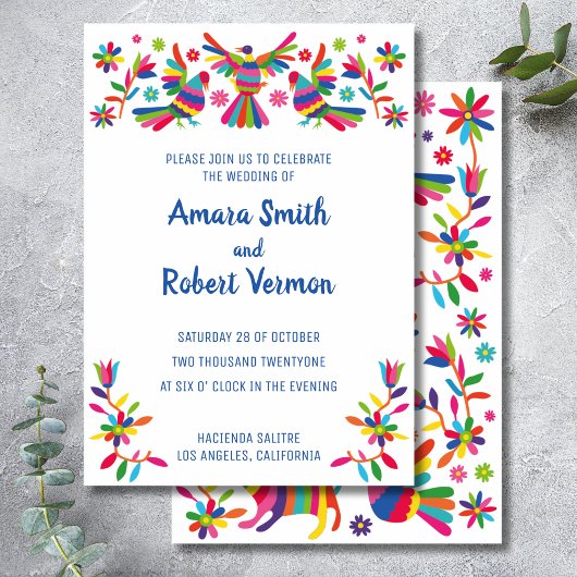 FARBFÄHIGER OTOMI MEXICAN ANKÜNDIGUNG