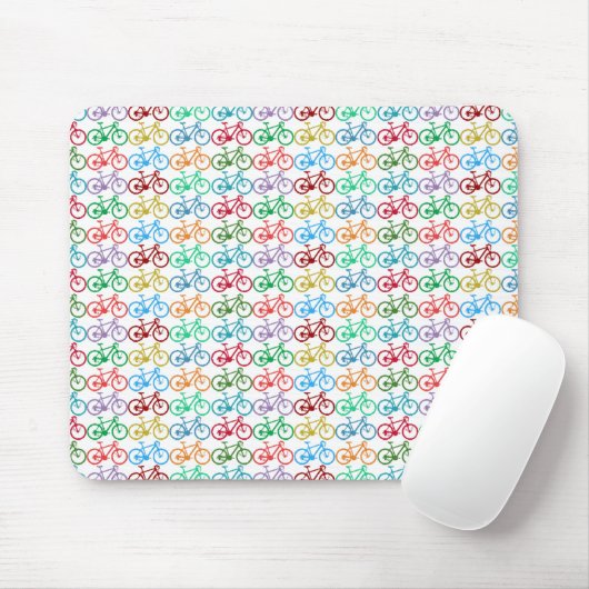 Farbfahrräder Mousepad (Mit Mouse)