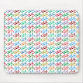 Farbfahrräder Mousepad (Vorne)