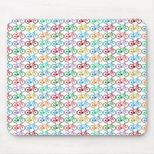 Farbfahrräder Mousepad (Vorne)