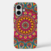 FARBFALL MANDALA Case-Mate iPhone HÜLLE (Rückseite)