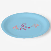 FARBFALL MANDALA PAPPTELLER (Schrägansicht)