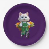 FARBFALL MANDALA PAPPTELLER (Vorderseite)