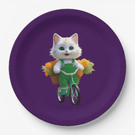 FARBFALL MANDALA PAPPTELLER