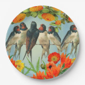 FARBFALL MANDALA PAPPTELLER (Vorderseite)