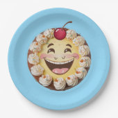 FARBFALL MANDALA PAPPTELLER (Vorderseite)