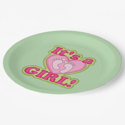 FARBFALL MANDALA PAPPTELLER (Schrägansicht)