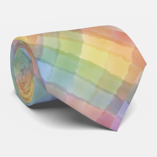 Farbfantasie Krawatte (Gerollt)